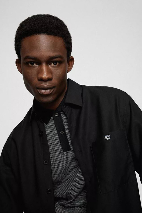 ΜΠΛΟΥΖΑ POLO BOSS - 001 ΜΑΥΡΟ